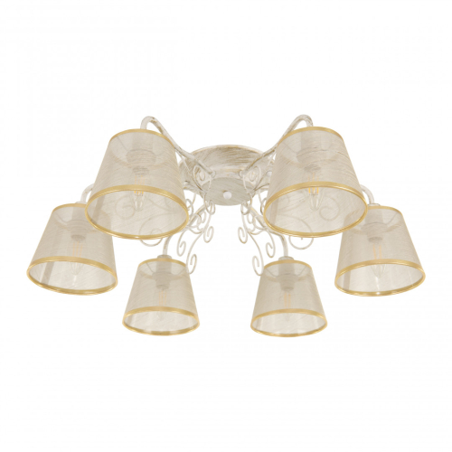 Потолочная люстра Arte Milano 341120/6 WT+G изображение в интернет-магазине Cramer Light фото 5