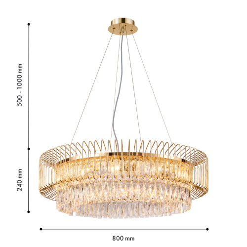 Подвесная люстра Favourite Subito 4779-10P изображение в интернет-магазине Cramer Light фото 5