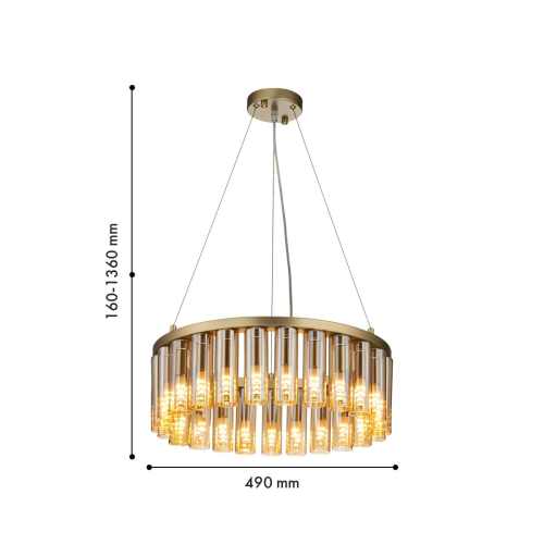 Подвесная люстра Favourite Slang 4503-25P изображение в интернет-магазине Cramer Light фото 3