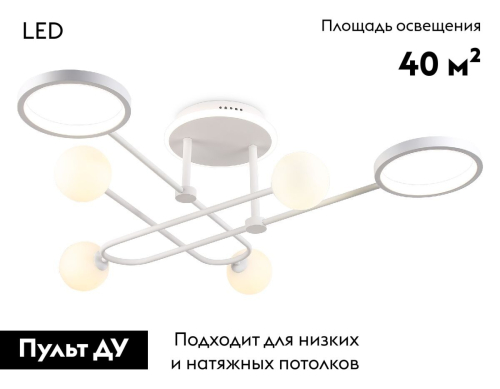 Потолочная люстра Ambrella Light Comfort LineTech FL66229 изображение в интернет-магазине Cramer Light фото 2