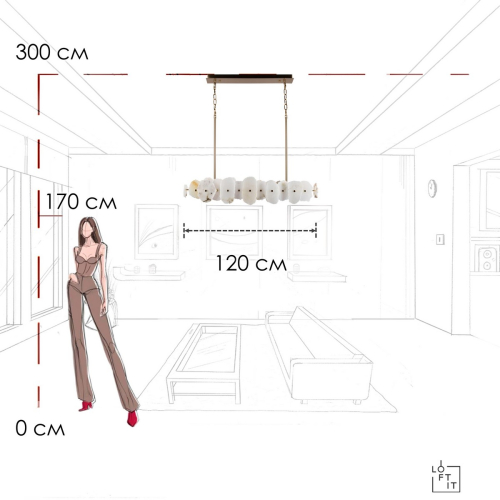 Подвесная люстра Loft IT Alicante 10248/1200 изображение в интернет-магазине Cramer Light фото 11