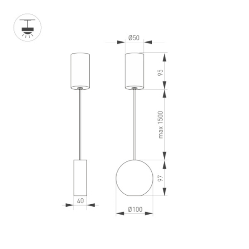 Подвесной светильник Arlight Elementa 032769 изображение в интернет-магазине Cramer Light фото 3