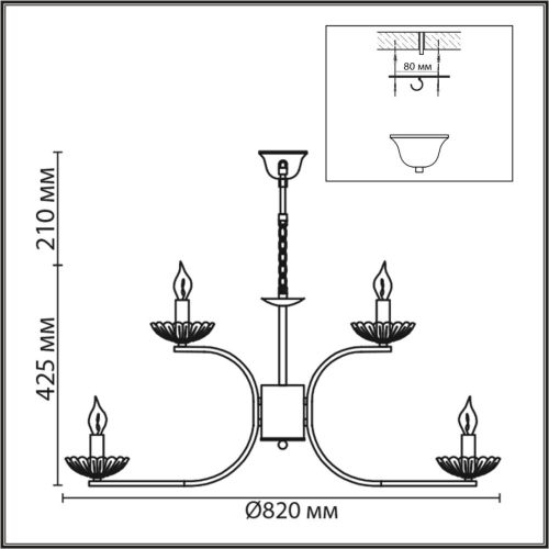 Подвесная люстра Lumion Classi Lolina 8155/9 изображение в интернет-магазине Cramer Light фото 9