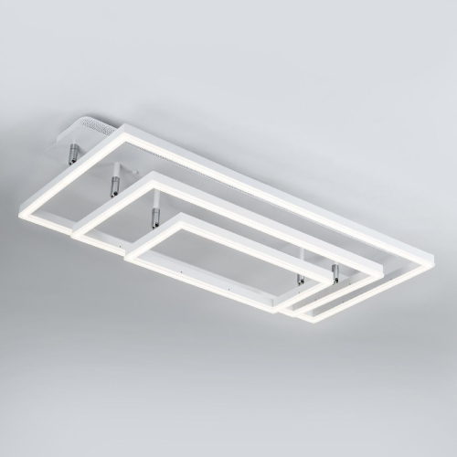 Потолочная люстра LED4U L11001-3CL WH изображение в интернет-магазине Cramer Light фото 2