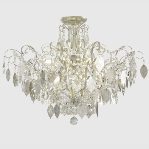 Потолочная люстра Crystal Lux ESMIRALDA PL9 SILVER изображение в интернет-магазине Cramer Light фото 7