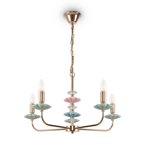 Подвесная люстра Freya Castle FR5336PL-05G изображение в интернет-магазине Cramer Light фото 10