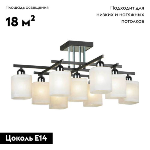 Потолочная люстра Lussole Costanzo LSL-9007-09 изображение в интернет-магазине Cramer Light фото 2
