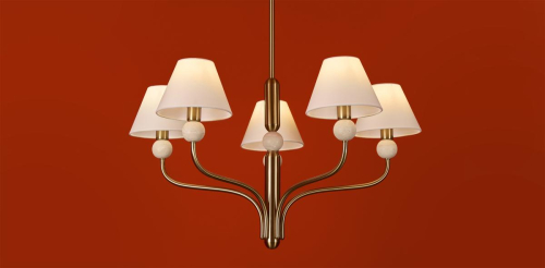 Люстра на штанге Freya Aurelia FR2058PL-05BS изображение в интернет-магазине Cramer Light фото 10