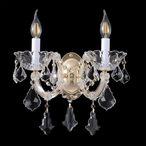 Бра Crystal Lux CRISTELLE AP2 GOLD дополнительное фото фото 2