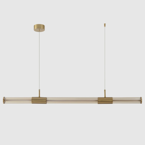 Подвесной светильник Crystal Lux LINEUP SP24W LED BRASS изображение в интернет-магазине Cramer Light фото 2