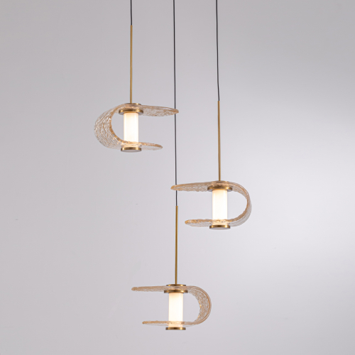 Подвесной светильник Delight Collection MD24020901-3A gold/cognac изображение в интернет-магазине Cramer Light