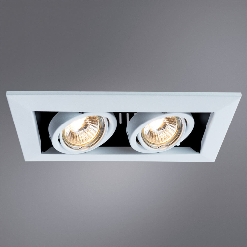 Встраиваемый светильник Arte Lamp Technika A5941PL-2WH изображение в интернет-магазине Cramer Light фото 5