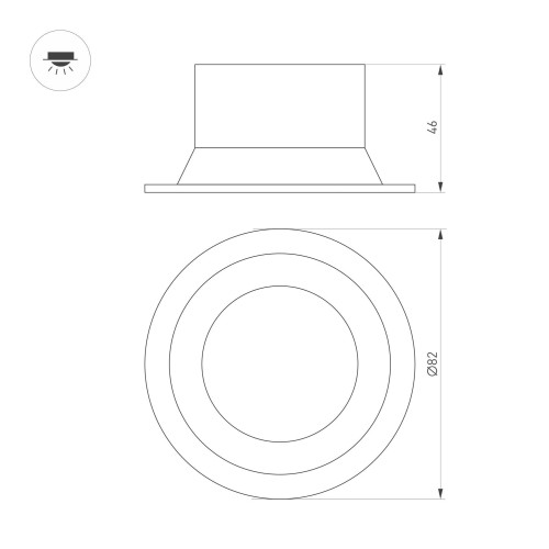 Встраиваемый светильник Arlight Breeze 036616 изображение в интернет-магазине Cramer Light фото 3