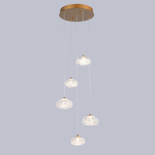 Подвесной светильник Delight Collection P98065-5 antique brass изображение в интернет-магазине Cramer Light фото 3