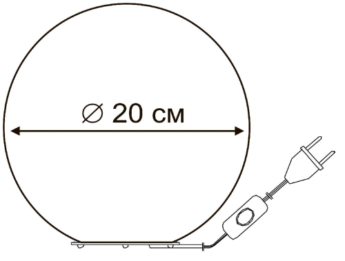 Настольная лампа Arte Lamp Sphere A6020LT-1WHG изображение в интернет-магазине Cramer Light фото 3