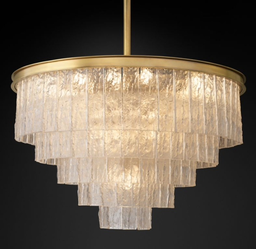 Подвесная люстра DeLight Collection Glace KG0998P-10R brass изображение в интернет-магазине Cramer Light фото 2