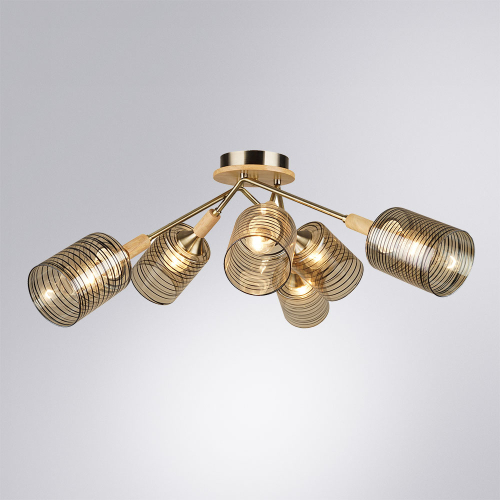 Потолочная люстра Arte Lamp Maria A4536PL-6AB изображение в интернет-магазине Cramer Light фото 2