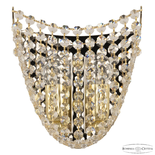 Настенный светильник Bohemia Ivele Crystal 778B/19 G изображение в интернет-магазине Cramer Light