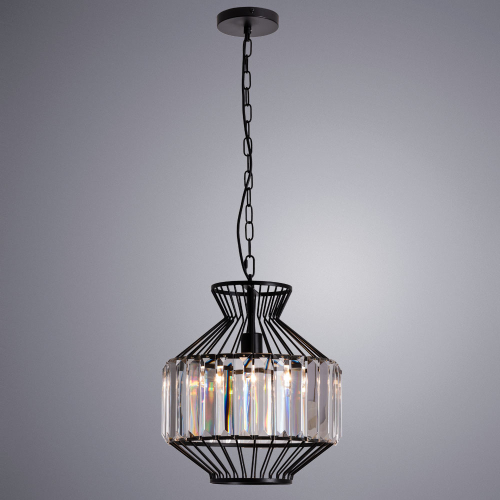 Подвесной светильник Arte Lamp Cassel A1789SP-1BK изображение в интернет-магазине Cramer Light фото 4