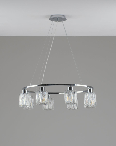 Подвесная люстра Moderli Prismique V11708-8P изображение в интернет-магазине Cramer Light фото 2