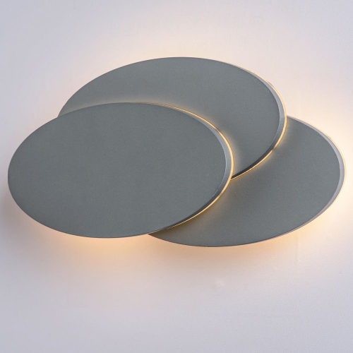 Настенный светодиодный светильник Arte Lamp Trio A1719AP-1GY изображение в интернет-магазине Cramer Light фото 3