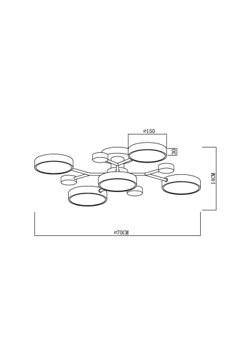 Потолочный светильник Freya Crown FR6119CL-L60W изображение в интернет-магазине Cramer Light
