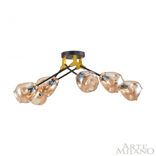 Потолочная люстра Arte Milano Amalfi 252588/6 Br изображение в интернет-магазине Cramer Light фото 4