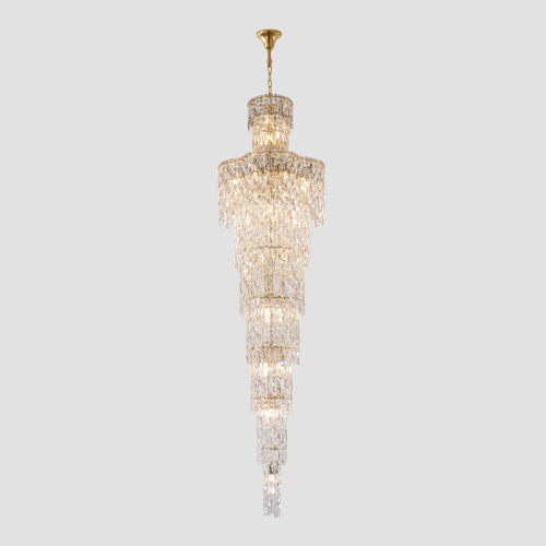 Каскадная люстра Crystal Lux ABRIL SP28 GOLD изображение в интернет-магазине Cramer Light фото 9