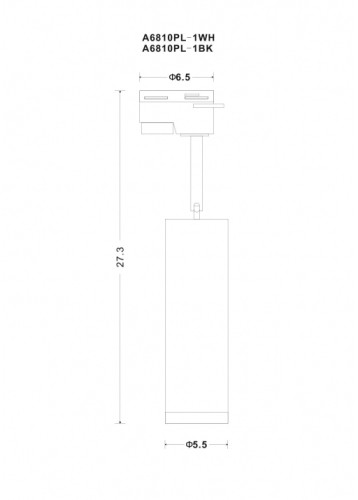 Светильник на шине ARTE Lamp A6811PL-1BK изображение в интернет-магазине Cramer Light фото 4