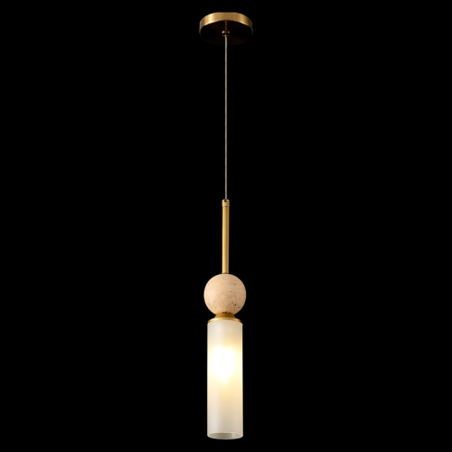 Подвесной светильник Crystal Lux SIMPLY SP1 BRASS изображение в интернет-магазине Cramer Light фото 7