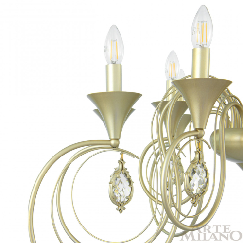 Подвесная люстра Arte Milano 349920/10 CG изображение в интернет-магазине Cramer Light фото 5