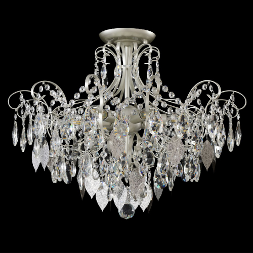 Потолочная люстра Crystal Lux ESMIRALDA PL6 SILVER изображение в интернет-магазине Cramer Light фото 3