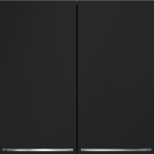 Проходной переключатель двухклавишный с подсветкой Voltum S70 VLS020407 (графит) дополнительное фото фото 2