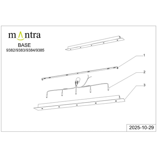 Подвесная люстра Mantra Arrecife 9384+9229 (5L) изображение в интернет-магазине Cramer Light фото 21