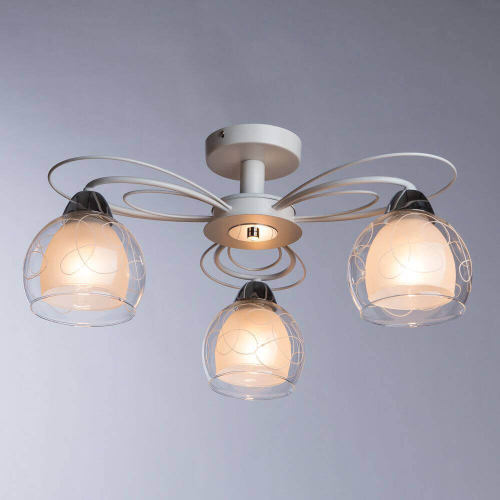 Потолочная люстра Arte Lamp A7585PL-3WH изображение в интернет-магазине Cramer Light фото 6