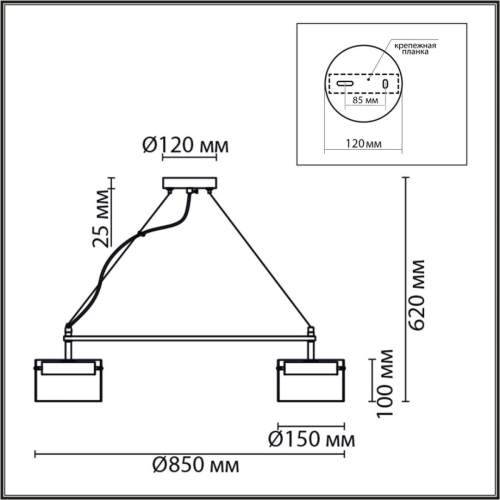 Подвесная люстра Lumion Comfi Natalina 8232/8Y изображение в интернет-магазине Cramer Light фото 2