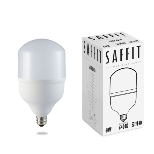 Лампа светодиодная Saffit SBHP1060 E27-E40 60W 6400K 55097 изображение в интернет-магазине Cramer Light