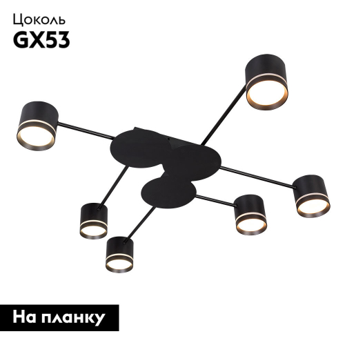 Потолочная люстра Arte Lamp Legacy A8024PL-6BK изображение в интернет-магазине Cramer Light фото 2
