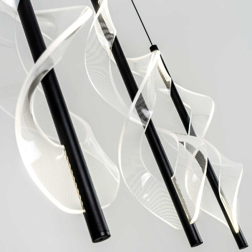 Подвесной светильник Modestyle MS.3028.4 BK изображение в интернет-магазине Cramer Light фото 2