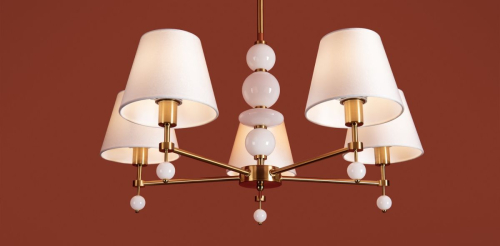Люстра на штанге Freya Lucente FR2064PL-05BS изображение в интернет-магазине Cramer Light фото 2