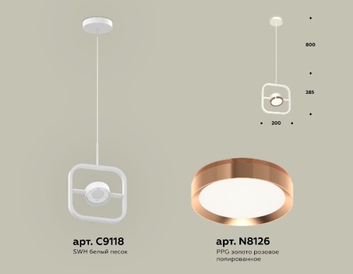 Подвесной светильник Ambrella Light Traditional (C9118, N8126) XB9118104 изображение в интернет-магазине Cramer Light фото 2