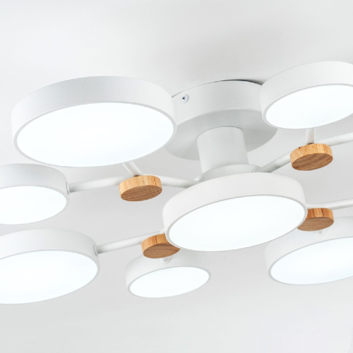 Потолочная люстра LED4U L3201-780 WT изображение в интернет-магазине Cramer Light фото 6
