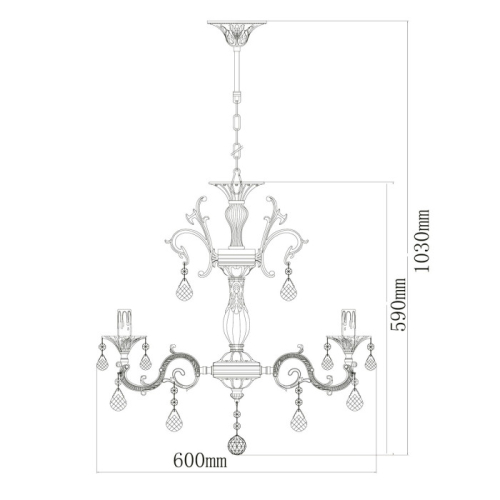 Подвесная люстра MW-Light Свеча 301014706 изображение в интернет-магазине Cramer Light фото 14