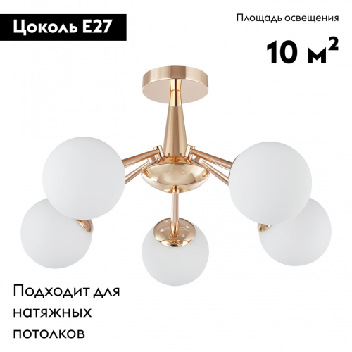 Потолочная люстра Arte Milano Napoli 338654/5 FGD изображение в интернет-магазине Cramer Light фото 2