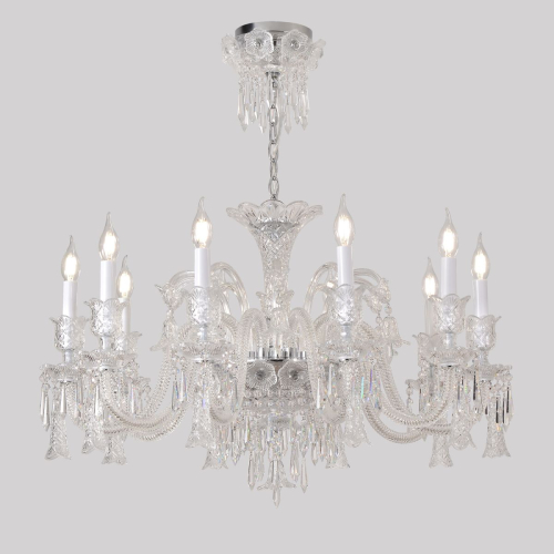 Подвесная люстра Crystal Lux VERSAILLES SP10 CHROME изображение в интернет-магазине Cramer Light фото 8