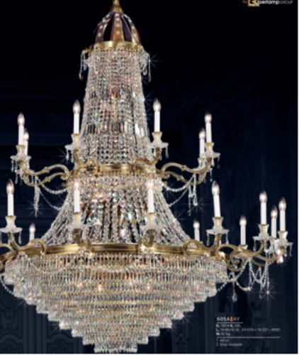 Подвесная люстра Maytoni Palace DIA890-PL-42-G изображение в интернет-магазине Cramer Light фото 6