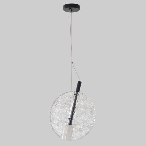 Подвесной светильник Crystal Lux FROZEN SP1 BLACK изображение в интернет-магазине Cramer Light фото 2
