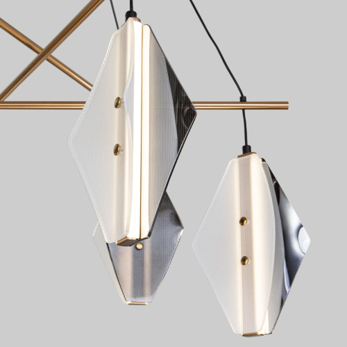 Подвесной светильник Eurosvet Glare 301054 LED латунь a071576 изображение в интернет-магазине Cramer Light фото 3