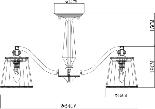 Потолочная люстра Arte Lamp Talitha A4047PL-5CC изображение в интернет-магазине Cramer Light фото 7