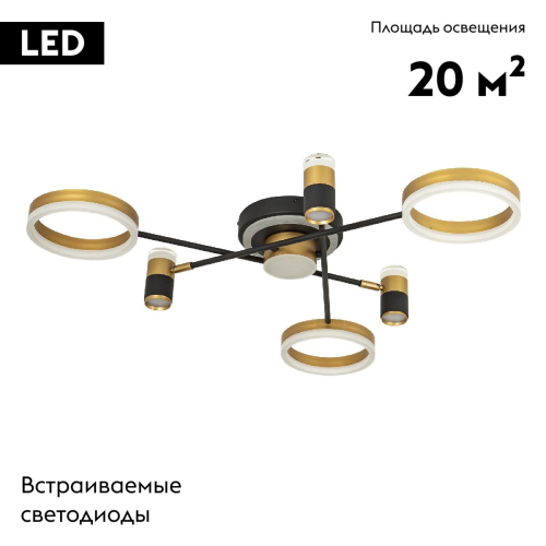 Потолочная люстра LED4U L3121-6 изображение в интернет-магазине Cramer Light фото 2